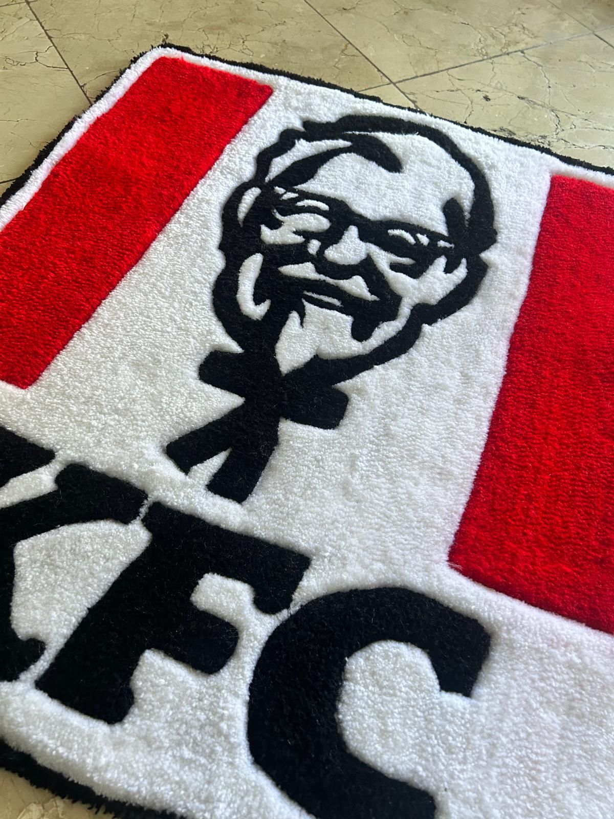 Custom tufted rug: Logo rugs