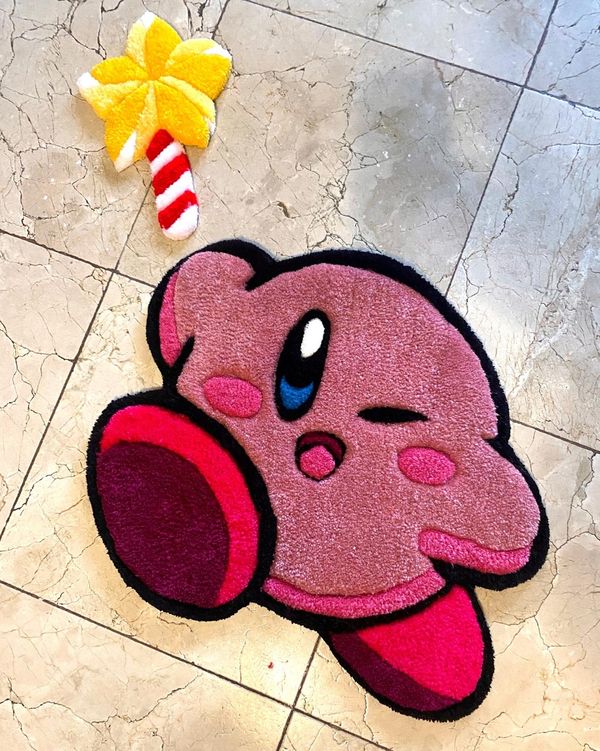 Alfombra tufting personalizada: Kirby