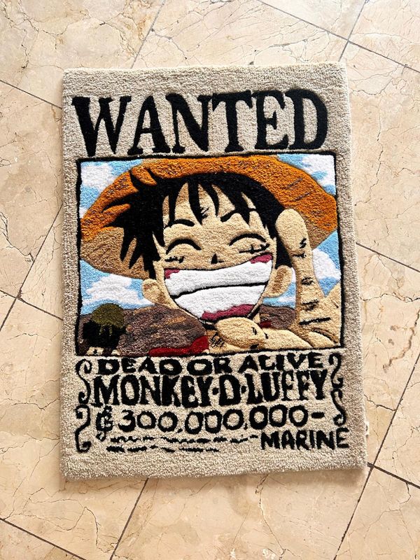 Alfombra tufting personalizada: Luffy · One Piece